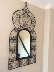 Miroir en fer forgé