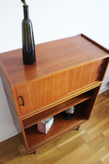 Meuble rangement bibliothèque vintage 50's style P. Guariche