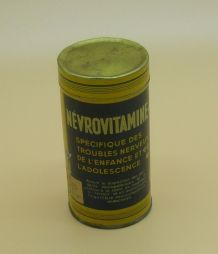 Boîte en fer de 1948, "Névrovitamines"