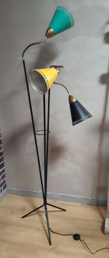 lampadaire tripode 1950