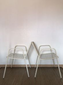 Suite de 4 chaises Ému modèle Rio de 1960