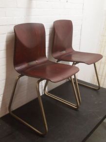 Set de 2 Chaises vintage Scandinave Elmar Flototto