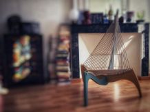 Fauteuil design de type Harp Chair