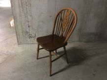 Chaise en bois style Ercol