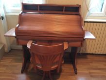 Ensemble bureau, chaise, étagères, armoire Gautier