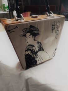 sac a main bois 40s vintage japanais 
