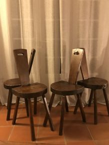 4 chaises de chalet 