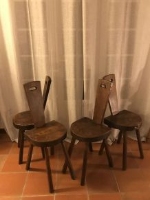 4 chaises de chalet 