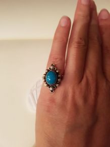 Bague turquoise taille 53