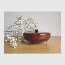 Bonbonnière vintage imitation bois