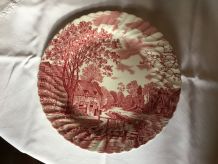Plat rond porcelaine anglaise