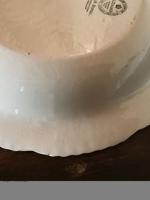 Grand plat creux en porcelaine 