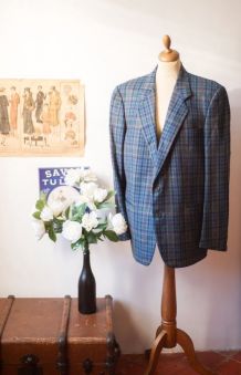 Blazer pied de poule Cerruti vintage