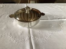 Légumier en métal argenté 