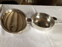 Légumier en métal argenté 