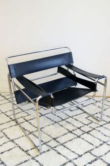 Fauteuil Wassily B3 de Marcel Breuer 70's