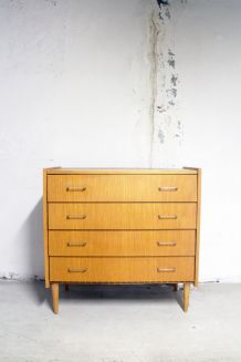 Commode scandinave vintage pieds compas 60's