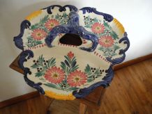 Serviteur Mendiant HB Faience Quimper à 3 compartiments