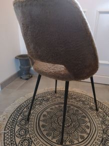 Chaise Pelfran cocktail taupe