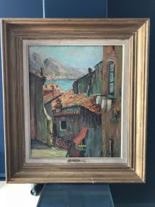 Huile sur toile signée Picard