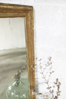 Grand miroir doré vintage  doré années 60