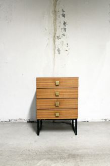 RARE Commode "MODÈLE 554" de P. GUARICHE Pour MEUROP - 1960