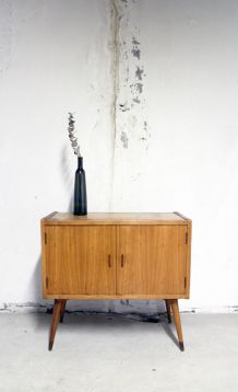 Commode , meuble rangement vintage pieds compas 60's