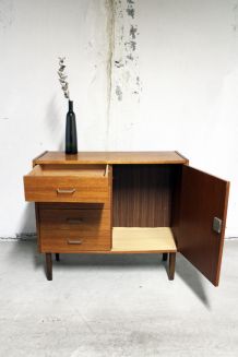 Mini commode enfilade vintage des années 60