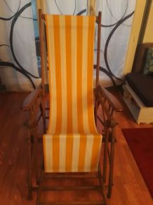 chaise -transat de paquebot