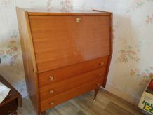 secretaire avec 3 tiroirs  vintage  1970