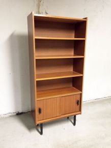 Meuble bibliothèque vintage 1950's style Pierre Guariche