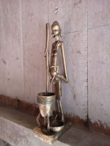 Statuette en laiton 