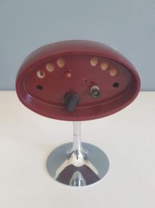 réveil mécanique à pied tulipe années 70 