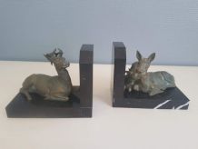 paire de serre livres art déco