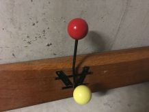 Patères boules années 50