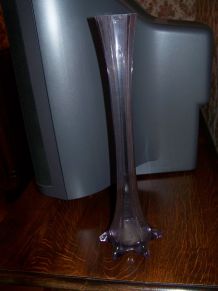 vase soliflore en verre coloré (40/50cm)
