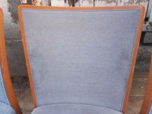 Six chaises de table à manger