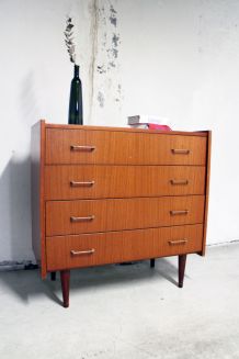 Commode scandinave vintage pieds compas 60's
