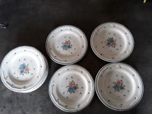 Lot de 8 assiettes  a dessert Provincial Bouquet