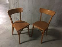 Paire de chaises bistrot Luterma années 60