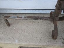 ancienne paire de chenet