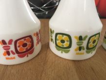 Set condiments arcopal vintage