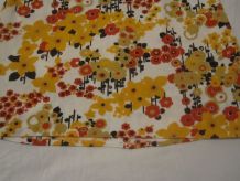 robe motif fleurs vintage