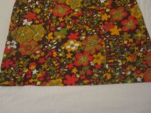 robe motif fleurs vintage 70