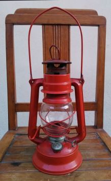 Jolie lampe tempête orange - MEVA