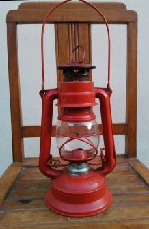 Jolie lampe tempête orange - MEVA