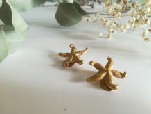 Boucle d'oreille étoile de mer