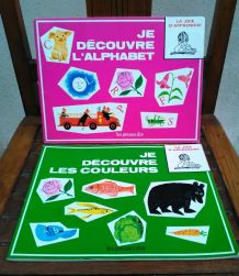 Deux jolis livres d'apprentissage pour enfants- Années 70