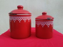 Jolis pots en céramique émaillée - Comptoir de famille