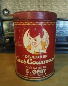 Boite tôle lithographiée (cacao)